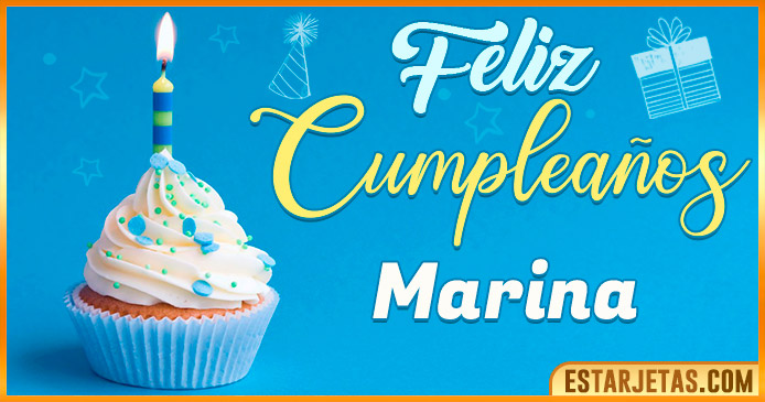 Feliz Cumpleaños Marina
