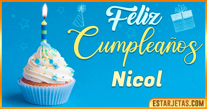 Feliz Cumpleaños Nicol