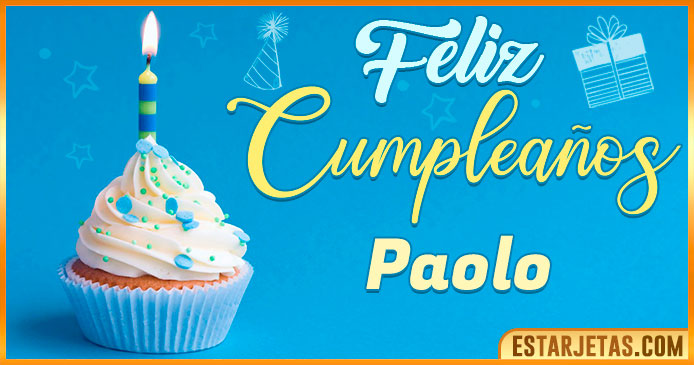 Feliz Cumpleaños Paolo