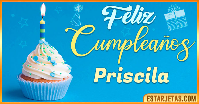 Feliz Cumpleaños Priscila