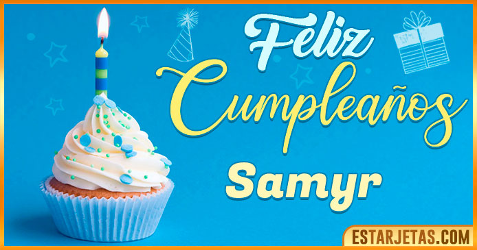 Feliz Cumpleaños Samyr