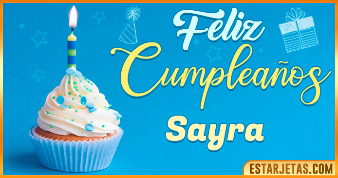 Feliz Cumpleaños Sayra
