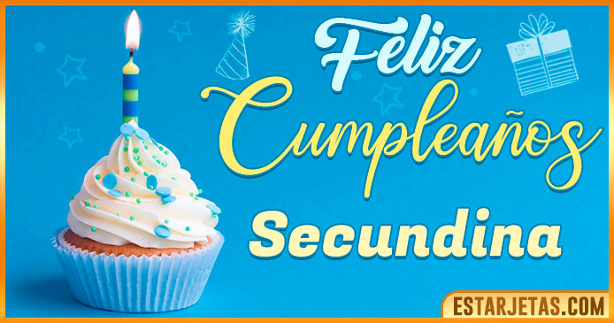 Feliz Cumpleaños Secundina
