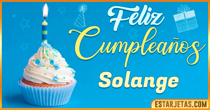 Feliz Cumpleaños Solange