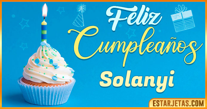 Feliz Cumpleaños Solanyi