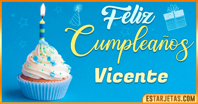Feliz Cumpleaños Vicente