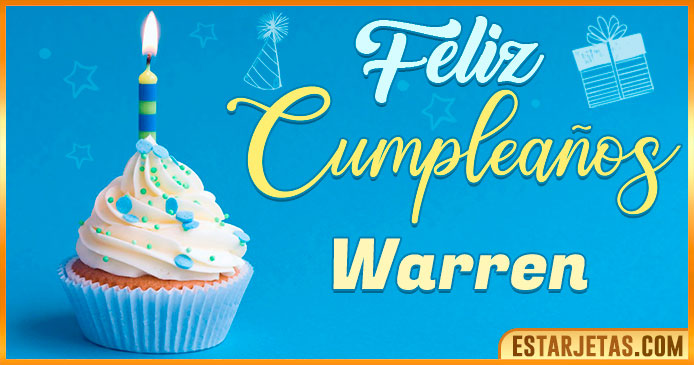 Feliz Cumpleaños Warren