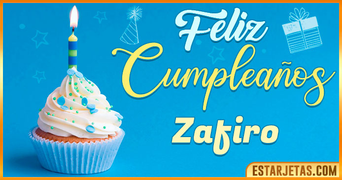 Feliz Cumpleaños Zafiro