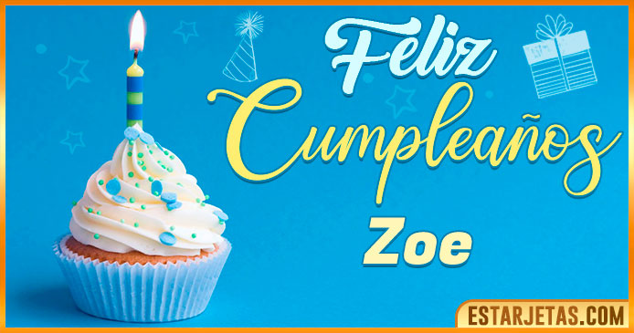 Feliz Cumpleaños Zoe